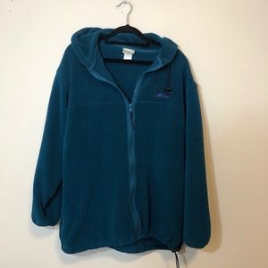 LL Bean Fleece Hoodie Zip Up XL Sweater Jacket